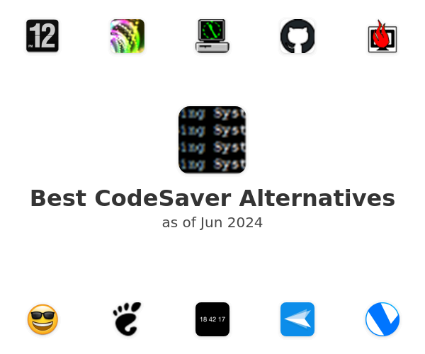 Best CodeSaver Alternatives