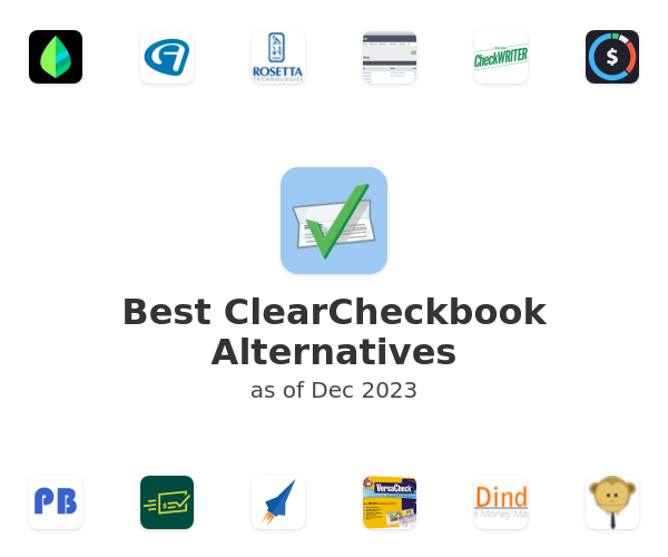 Best ClearCheckbook Alternatives