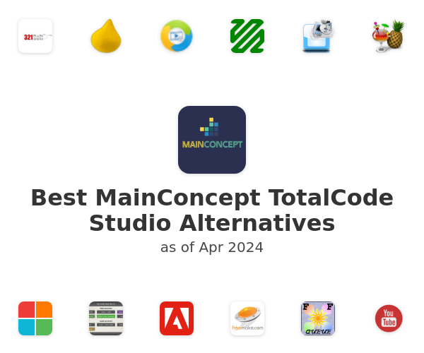 Best MainConcept TotalCode Studio Alternatives