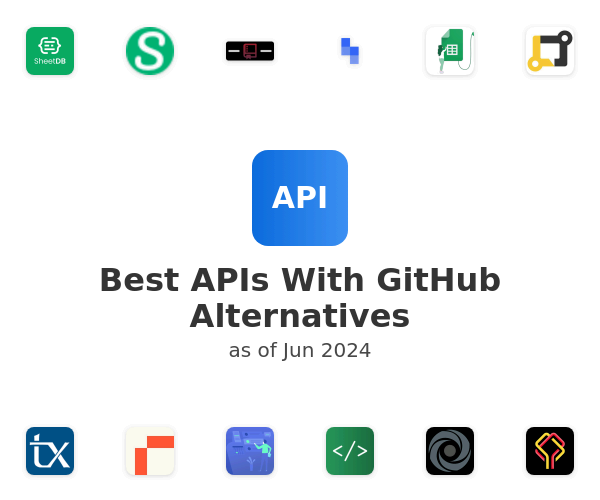 Best APIs With GitHub Alternatives