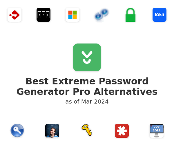 Best Extreme Password Generator Pro Alternatives