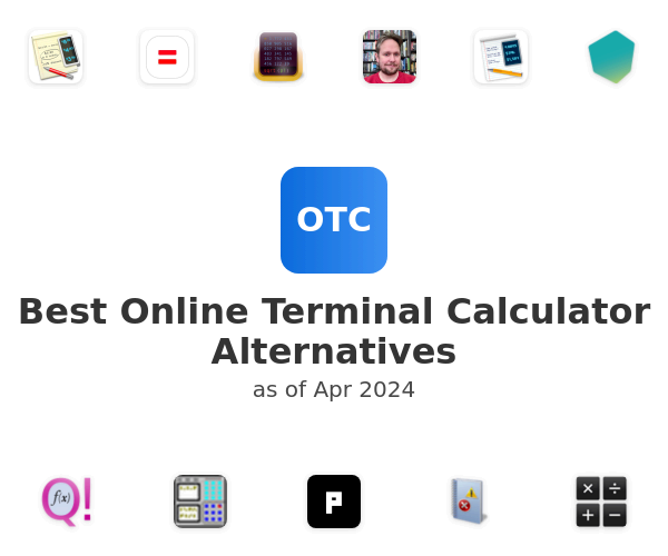 Best Online Terminal Calculator Alternatives