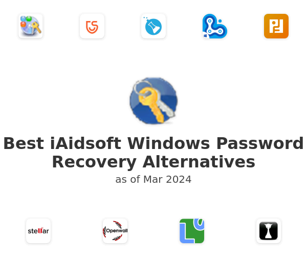 Best iAidsoft Windows Password Recovery Alternatives