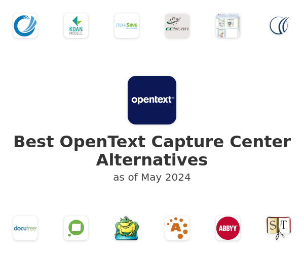 Best OpenText Capture Center Alternatives