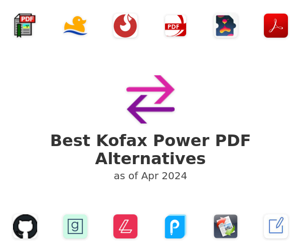 Best Kofax Power PDF Alternatives