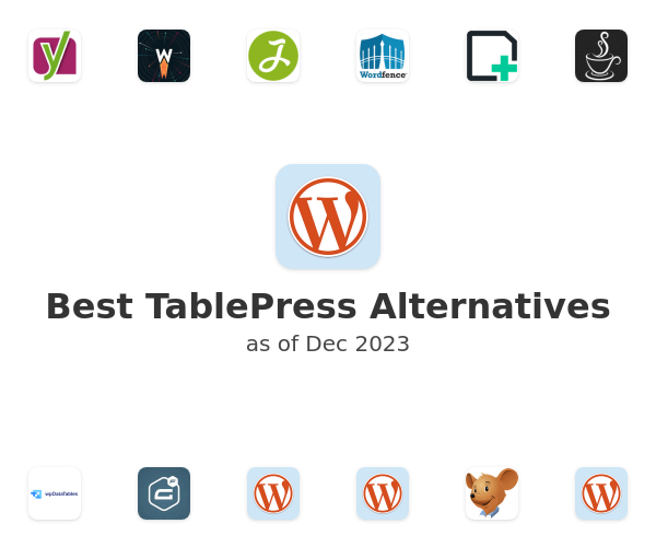 Best TablePress Alternatives