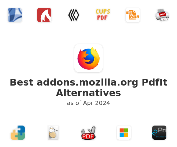 Best addons.mozilla.org PdfIt Alternatives