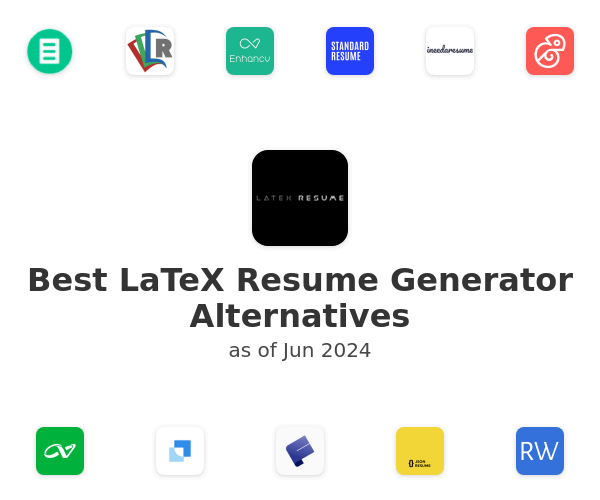 Best LaTeX Resume Generator Alternatives