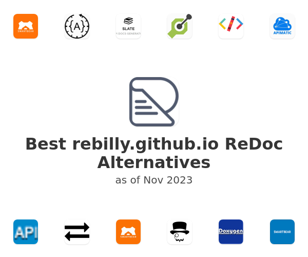 Best rebilly.github.io ReDoc Alternatives