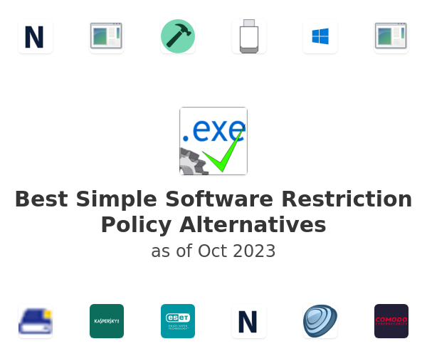 Best Simple Software Restriction Policy Alternatives