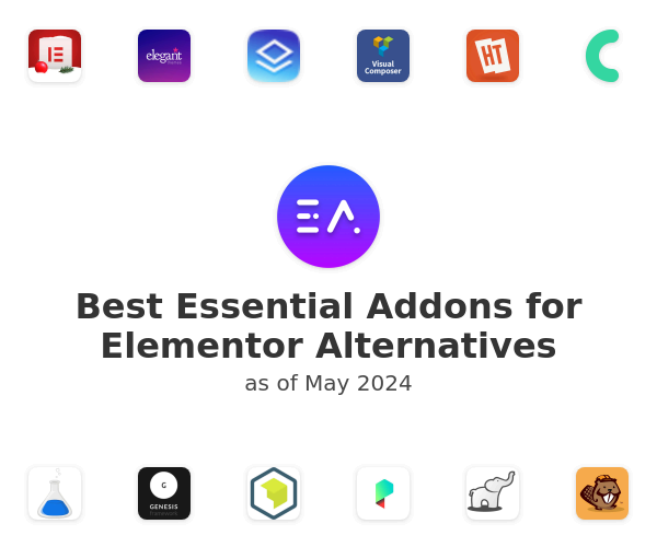 Best Essential Addons for Elementor Alternatives