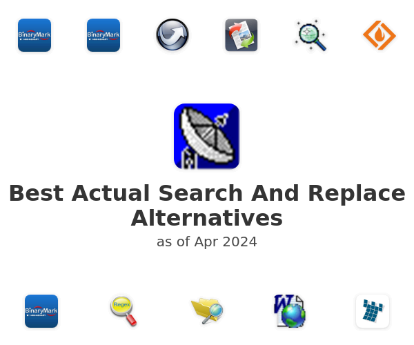 Best Actual Search And Replace Alternatives