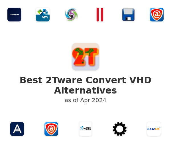 Best 2Tware Convert VHD Alternatives