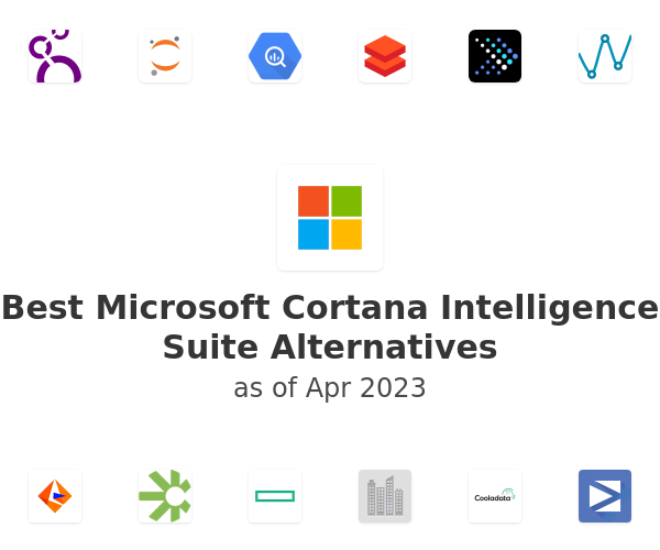 Best Microsoft Cortana Intelligence Suite Alternatives