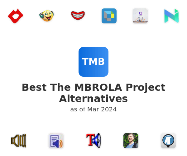 Best The MBROLA Project Alternatives