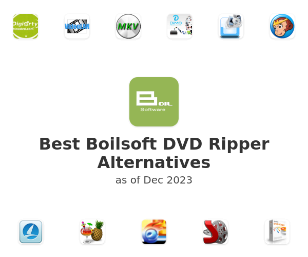 Best Boilsoft DVD Ripper Alternatives