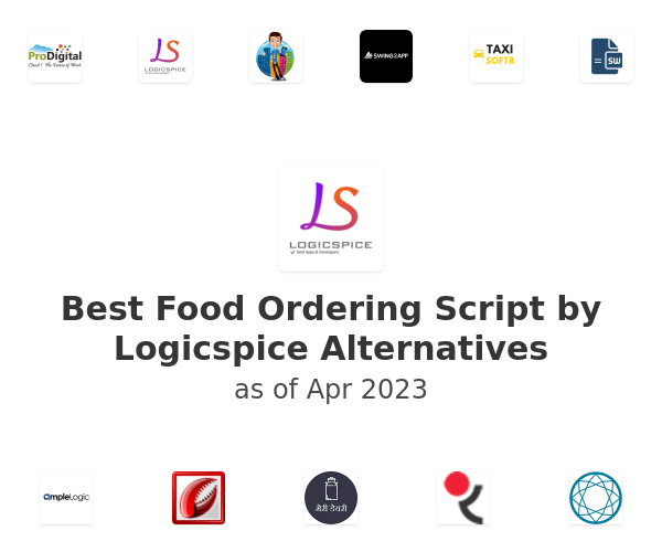 Best Food Ordering Script by Logicspice Alternatives