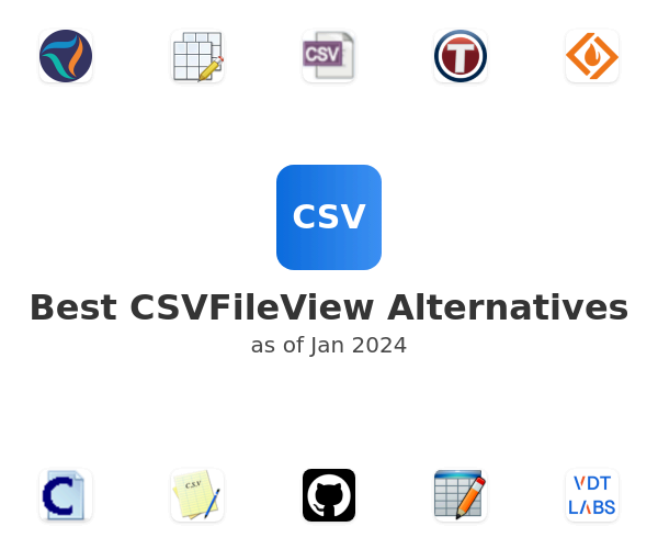 Best CSVFileView Alternatives