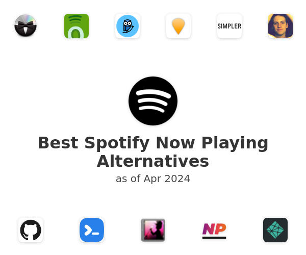 Best Spotify Now Playing Alternatives