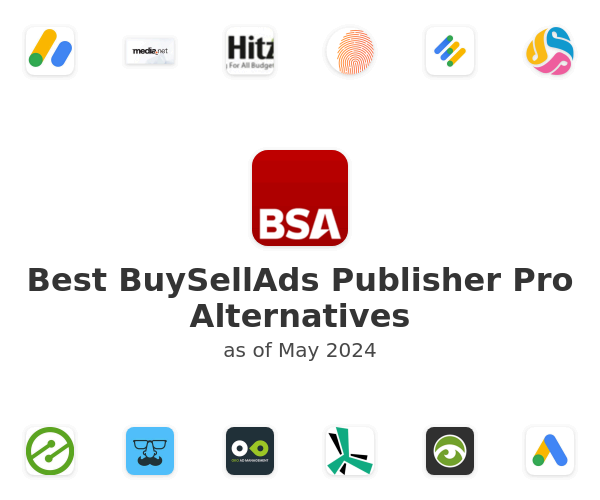 Best BuySellAds Publisher Pro Alternatives