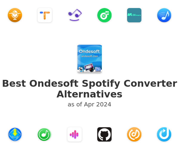 Best Ondesoft Spotify Converter Alternatives