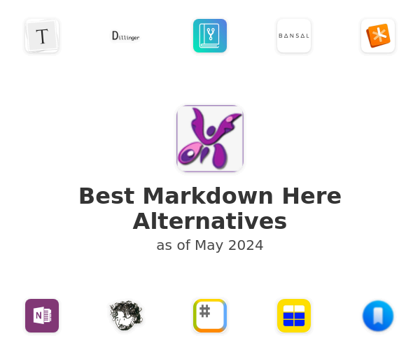 Best Markdown Here Alternatives