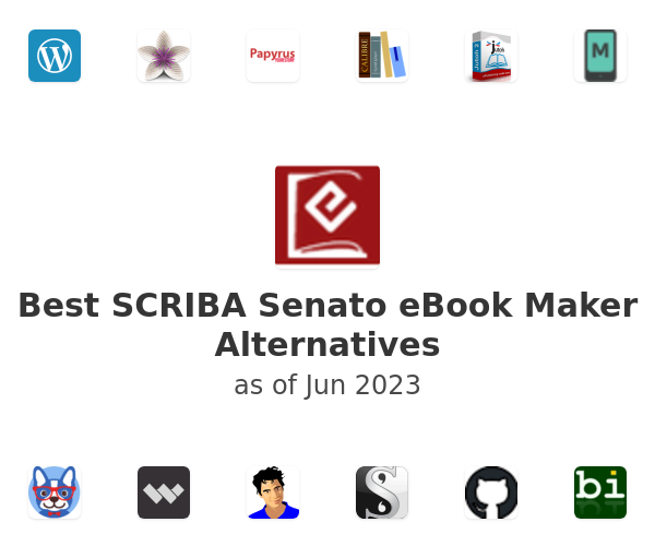 Best SCRIBA Senato eBook Maker Alternatives