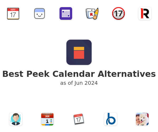 Best Peek Calendar Alternatives