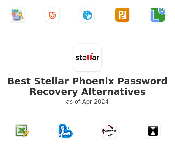 Best Stellar Phoenix Password Recovery Alternatives