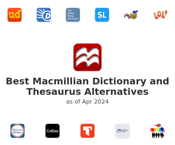 Best Macmillian Dictionary and Thesaurus Alternatives