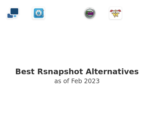 Best Rsnapshot Alternatives