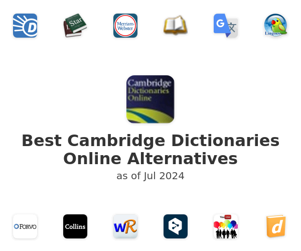 Best Cambridge Dictionaries Online Alternatives