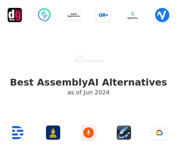 Best AssemblyAI Alternatives
