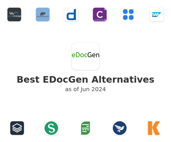 Best EDocGen Alternatives