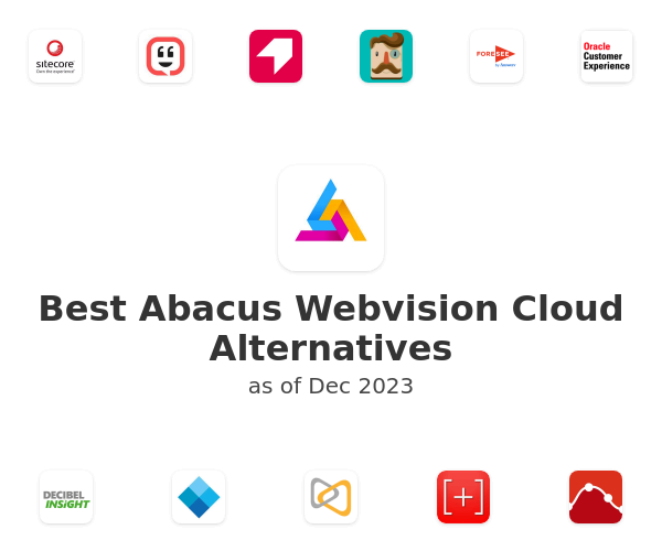 Best Abacus Webvision Cloud Alternatives