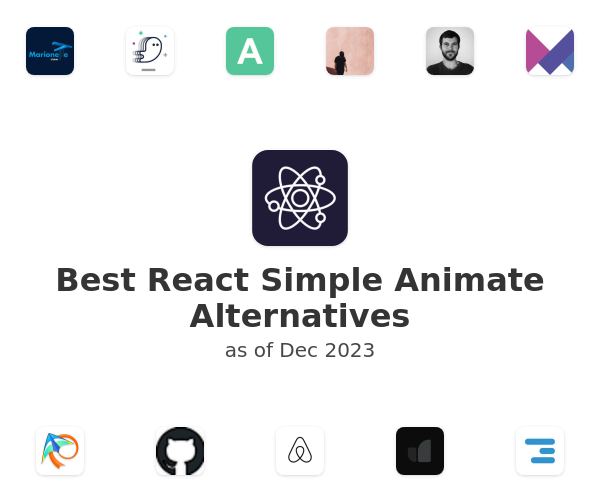 Best React Simple Animate Alternatives