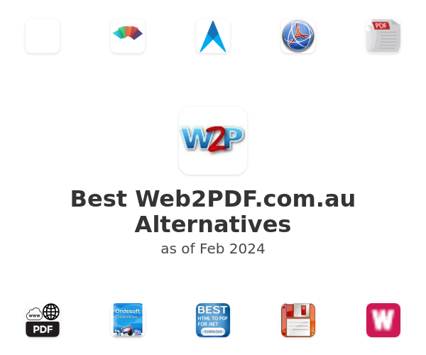 Best Web2PDF.com.au Alternatives