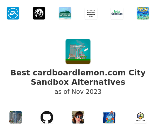 Best cardboardlemon.com City Sandbox Alternatives
