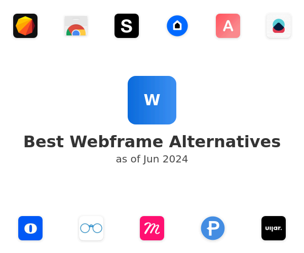 Best Webframe Alternatives