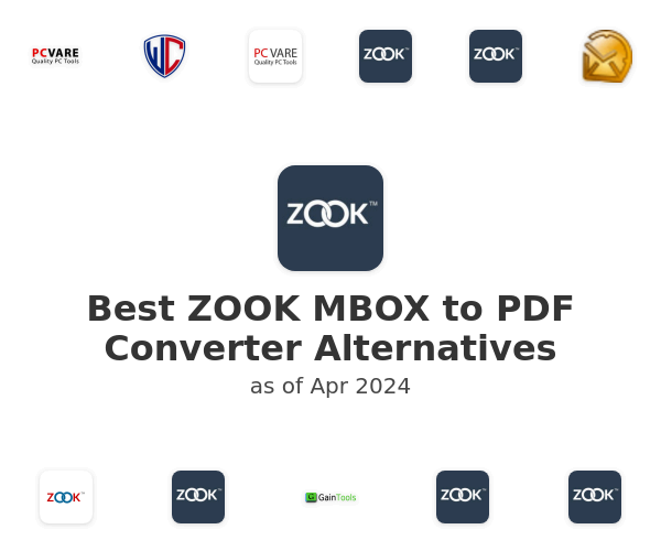 Best ZOOK MBOX to PDF Converter Alternatives