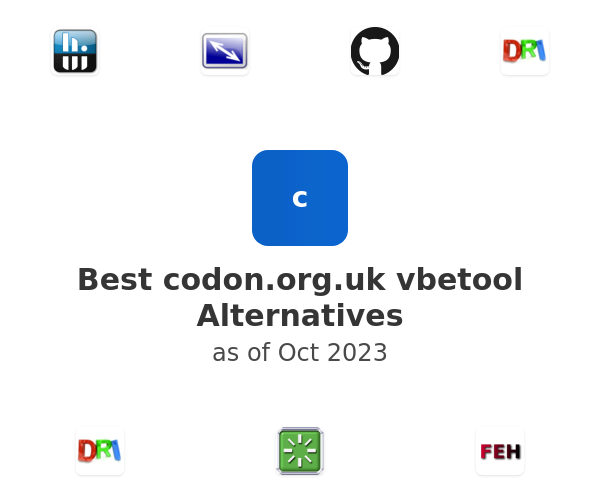 Best codon.org.uk vbetool Alternatives