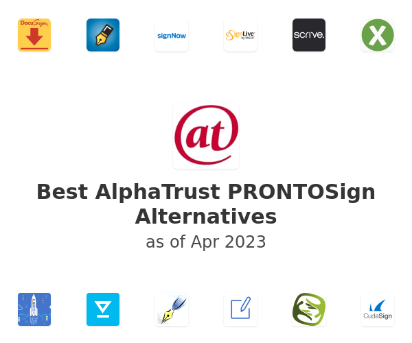Best AlphaTrust PRONTOSign Alternatives