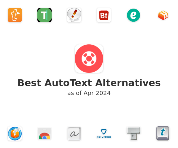 Best AutoText Alternatives