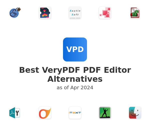 Best VeryPDF PDF Editor Alternatives
