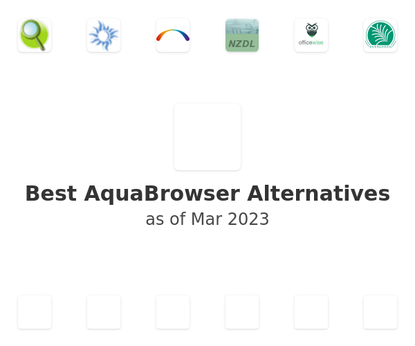 Best AquaBrowser Alternatives