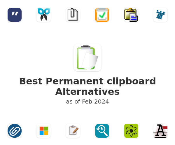 Best Permanent clipboard Alternatives