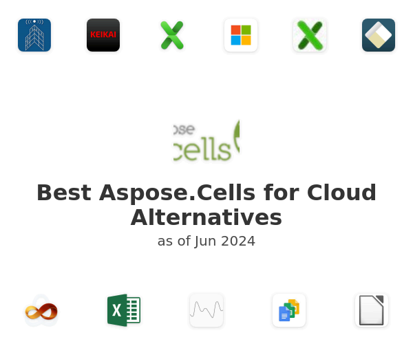 Best Aspose.Cells for Cloud Alternatives