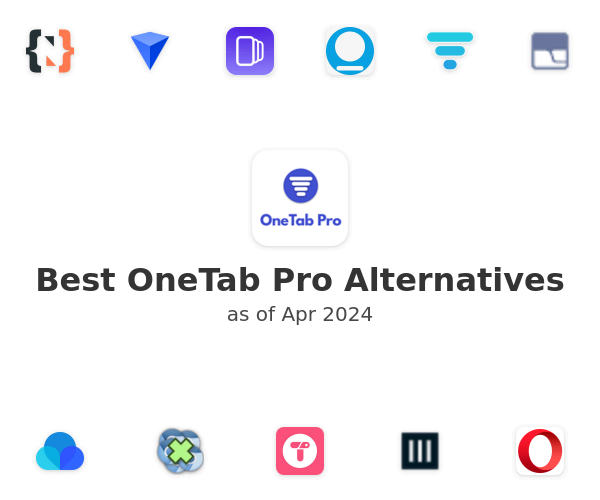Best OneTab Pro Alternatives