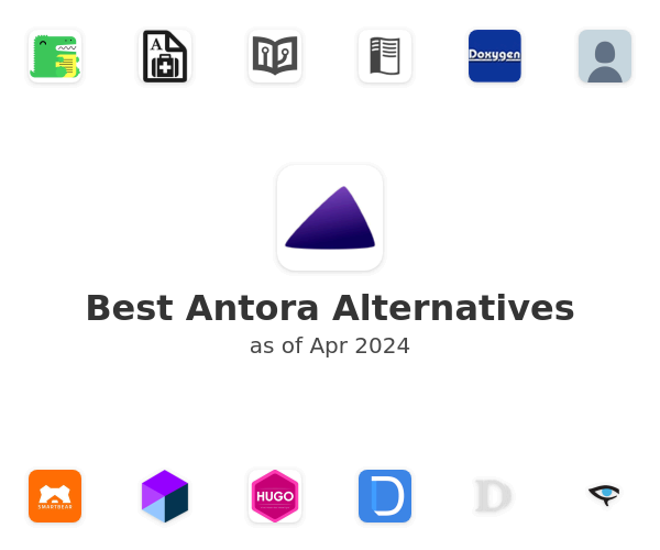 Best Antora Alternatives