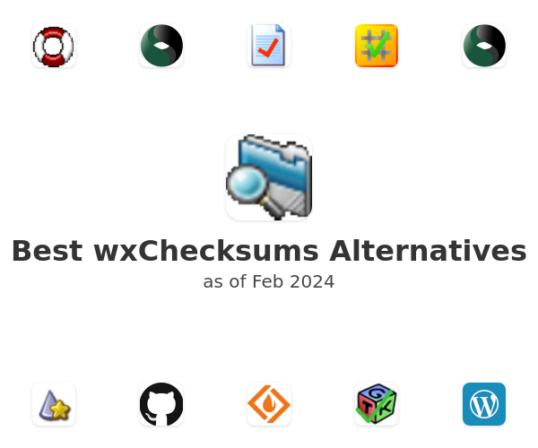 Best wxChecksums Alternatives